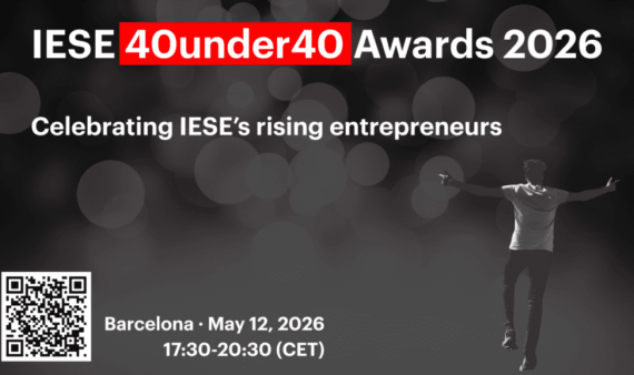 IESE’s 40 best entrepreneurs under 40 for 2026