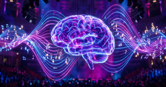 Live music causes brain waves to synchronize more strongly with rhythm than recorded music
