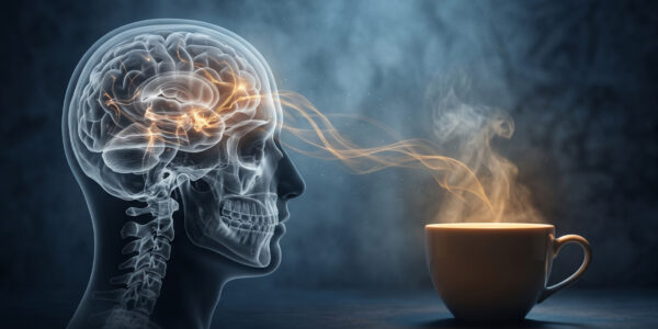 How caffeine alters the human brain’s electrical braking system