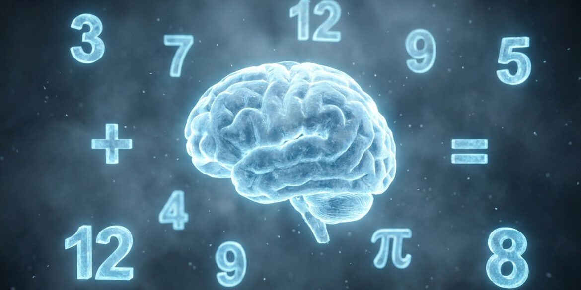 Adults with better math skills rely less on the brain’s physical movement areas
