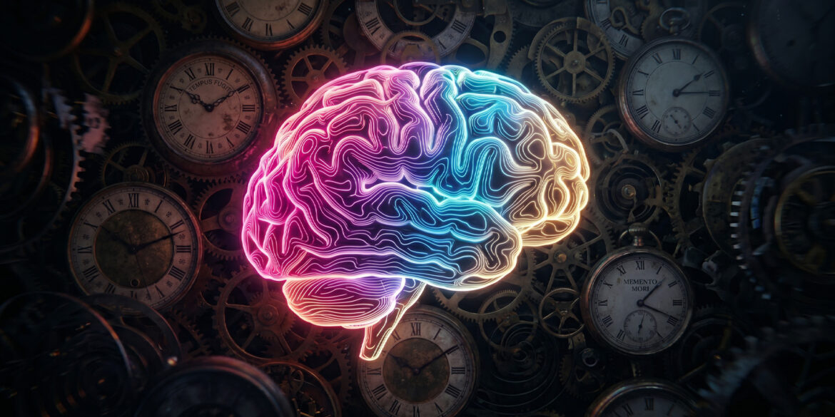 The human brain processes the passage of time across three distinct stages